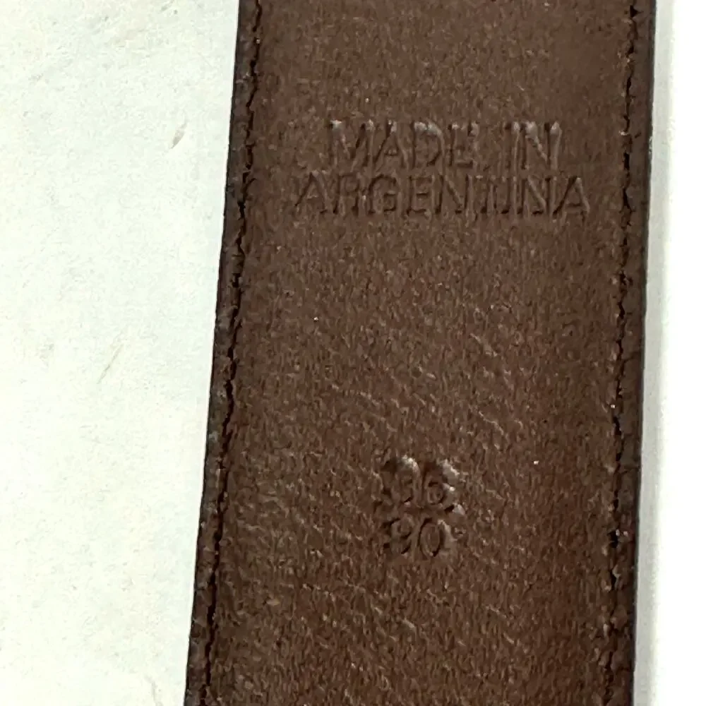 Chaps Ralph Lauren Leather Belt Brown Size 36